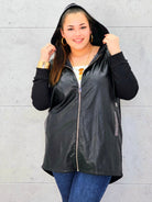 Bluza plus size z ekoskóry — modna, wygodna i stylowa Stylowa XL