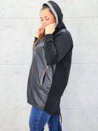 Bluza plus size z ekoskóry — modna, wygodna i stylowa Stylowa XL