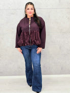 Bluza plus size z falbaną – modna, kobieca i wygodna Stylowa XL