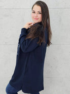 Bluza plus size z kryształkowym zdobieniem Stylowa XL