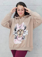 Bluza plus size z nadrukiem Minnie – modny oversize Stylowa XL