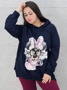Bluza plus size z nadrukiem Minnie – modny oversize Stylowa XL