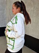 Bluza z abstrakcyjnym printem Stylowa XL