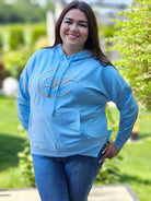 Bluza z haftowanym monogramem Stylowa XL