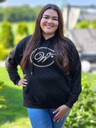 Bluza z haftowanym monogramem Stylowa XL