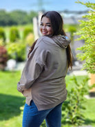 Bluza z haftowanym monogramem Stylowa XL