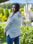 Bluza z haftowanym monogramem Stylowa XL