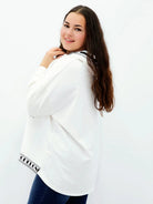 Bluza z kapturem i wstawkami napisów Stylowa XL