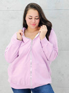 Bluza z kapturem i zamkiem Stylowa XL