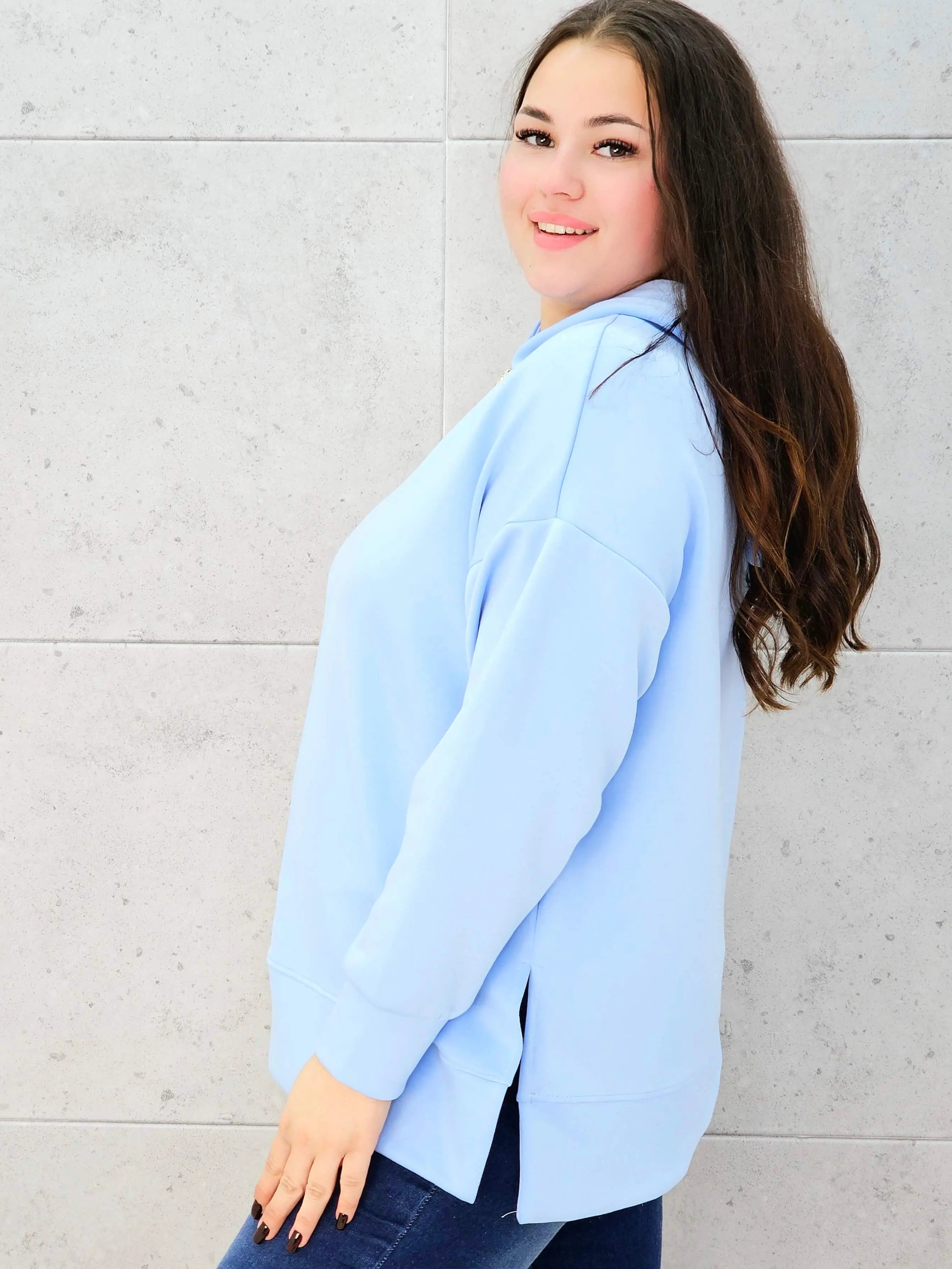 Bluza z kapturem o maślanej miękkości Stylowa XL