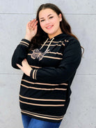 Bluza z kapturem z motylem – styl i wygoda w modzie plus size Stylowa XL