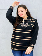 Bluza z kapturem z motylem – styl i wygoda w modzie plus size Stylowa XL
