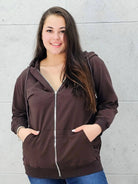 Bluza z zamkiem i kapturem Stylowa XL