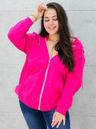 Bluza z zamkiem i kapturem Stylowa XL