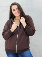 Bluza z zamkiem i kapturem Stylowa XL