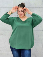 Bluzka Basic Plus Size StylowaXL – Komfort i Styl na Co Dzień dla Kobiet XXL Stylowa XL