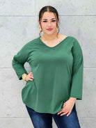 Bluzka Basic Plus Size StylowaXL – Komfort i Styl na Co Dzień dla Kobiet XXL Stylowa XL