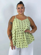 Bluzka Plus Size bez rękawów – lekka bluzka damska XXL Stylowa XL