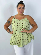 Bluzka Plus Size bez rękawów – lekka bluzka damska XXL Stylowa XL