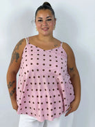 Bluzka Plus Size bez rękawów – lekka bluzka damska XXL Stylowa XL