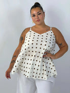 Bluzka Plus Size bez rękawów – lekka bluzka damska XXL Stylowa XL