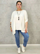 Bluzka Plus Size o Szerszym Kroju – Wygodna, Luźna, Przewiewna, Idealna do Codziennych Stylizacji XXL Stylowa XL