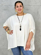 Bluzka Plus Size o Szerszym Kroju – Wygodna, Luźna, Przewiewna, Idealna do Codziennych Stylizacji XXL Stylowa XL