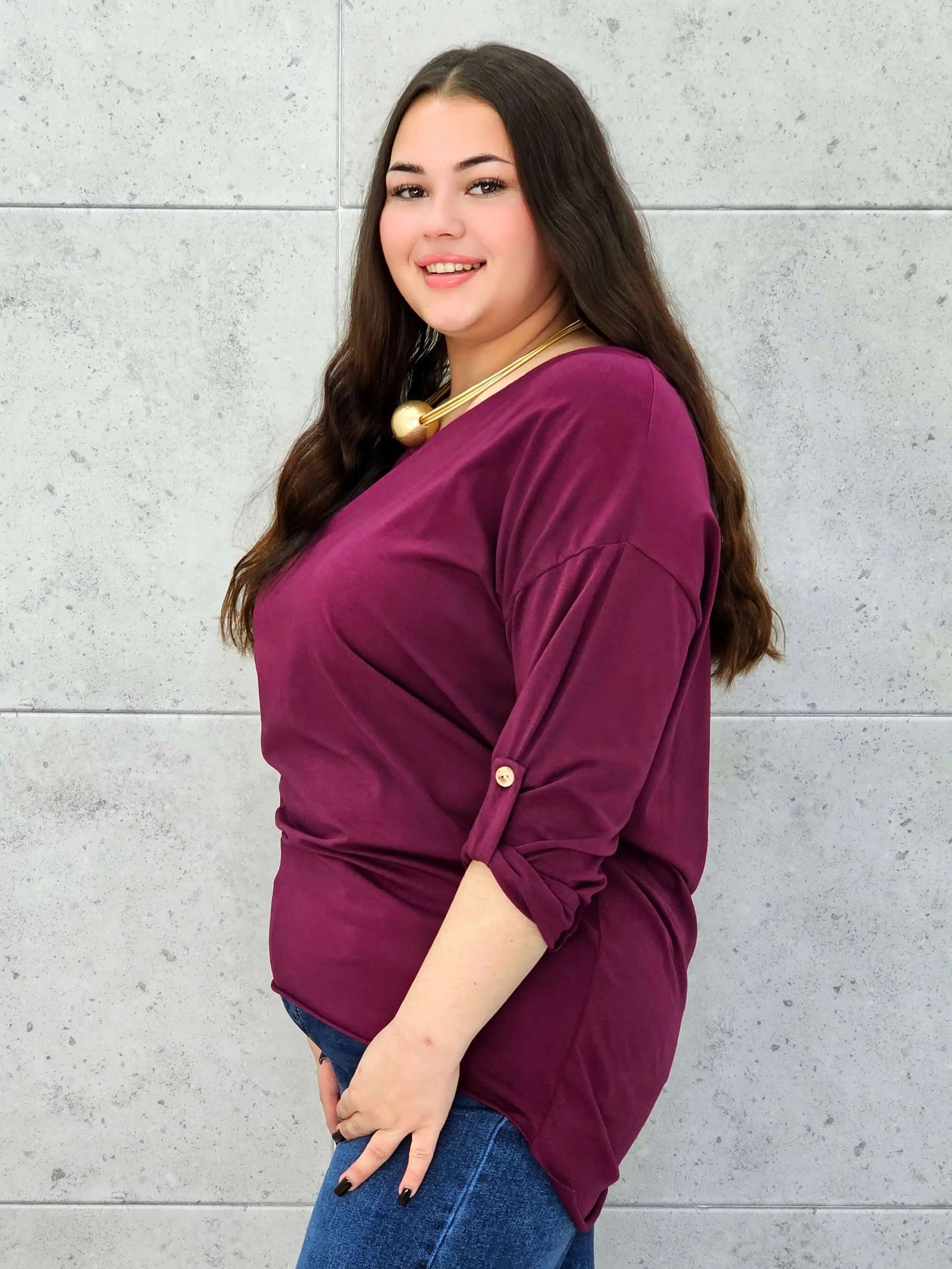 Bluzka Plus Size z Wiązaniem StylowaXL – Wygoda i Subtelna Elegancja dla Kobiet XXL - Stylowa XL