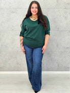 Bluzka Plus Size z Wiązaniem StylowaXL – Wygoda i Subtelna Elegancja dla Kobiet XXL - Stylowa XL