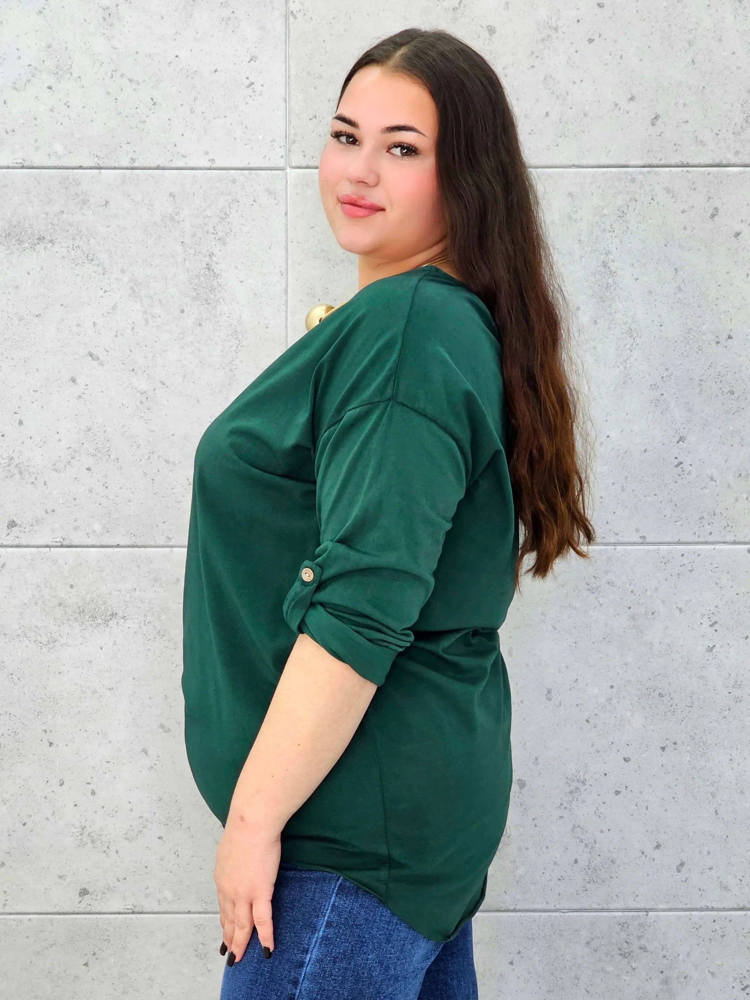 Bluzka Plus Size z Wiązaniem StylowaXL – Wygoda i Subtelna Elegancja dla Kobiet XXL - Stylowa XL