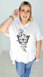 Bluzka bawełniana, rękaw oraz dół bluzki zakończony falbanką. Stylowa XL