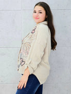 Bluzka bokiem rękaw 