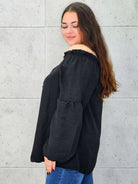 Bluzka hiszpanka plus size StylowaXL – kobiecy fason w wielu kolorach - Stylowa XL