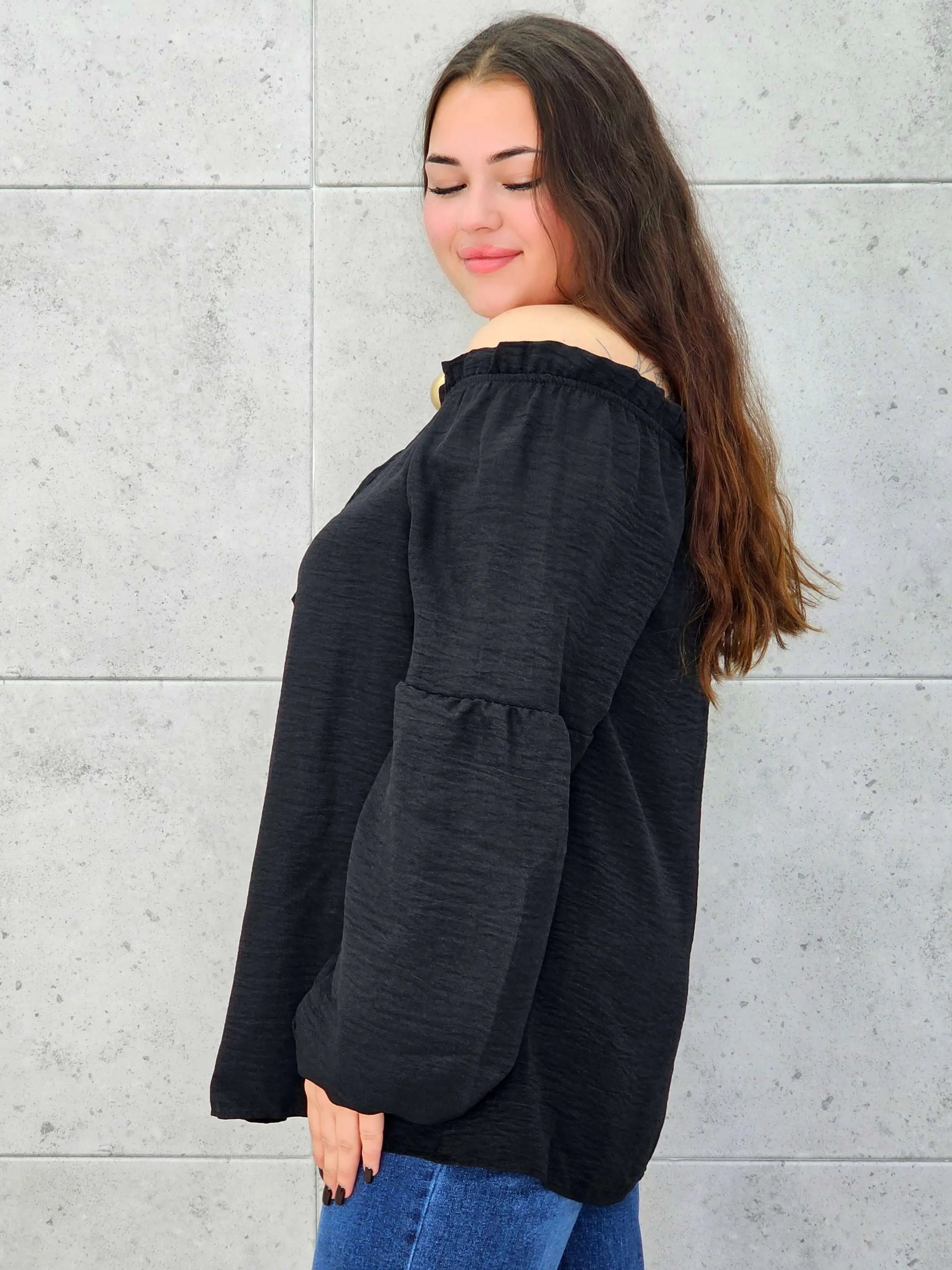 Bluzka hiszpanka plus size StylowaXL – kobiecy fason w wielu kolorach - Stylowa XL