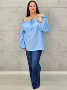 Bluzka hiszpanka plus size StylowaXL – kobiecy fason w wielu kolorach - Stylowa XL