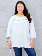 Bluzka oversize „Minimalism” Stylowa XL