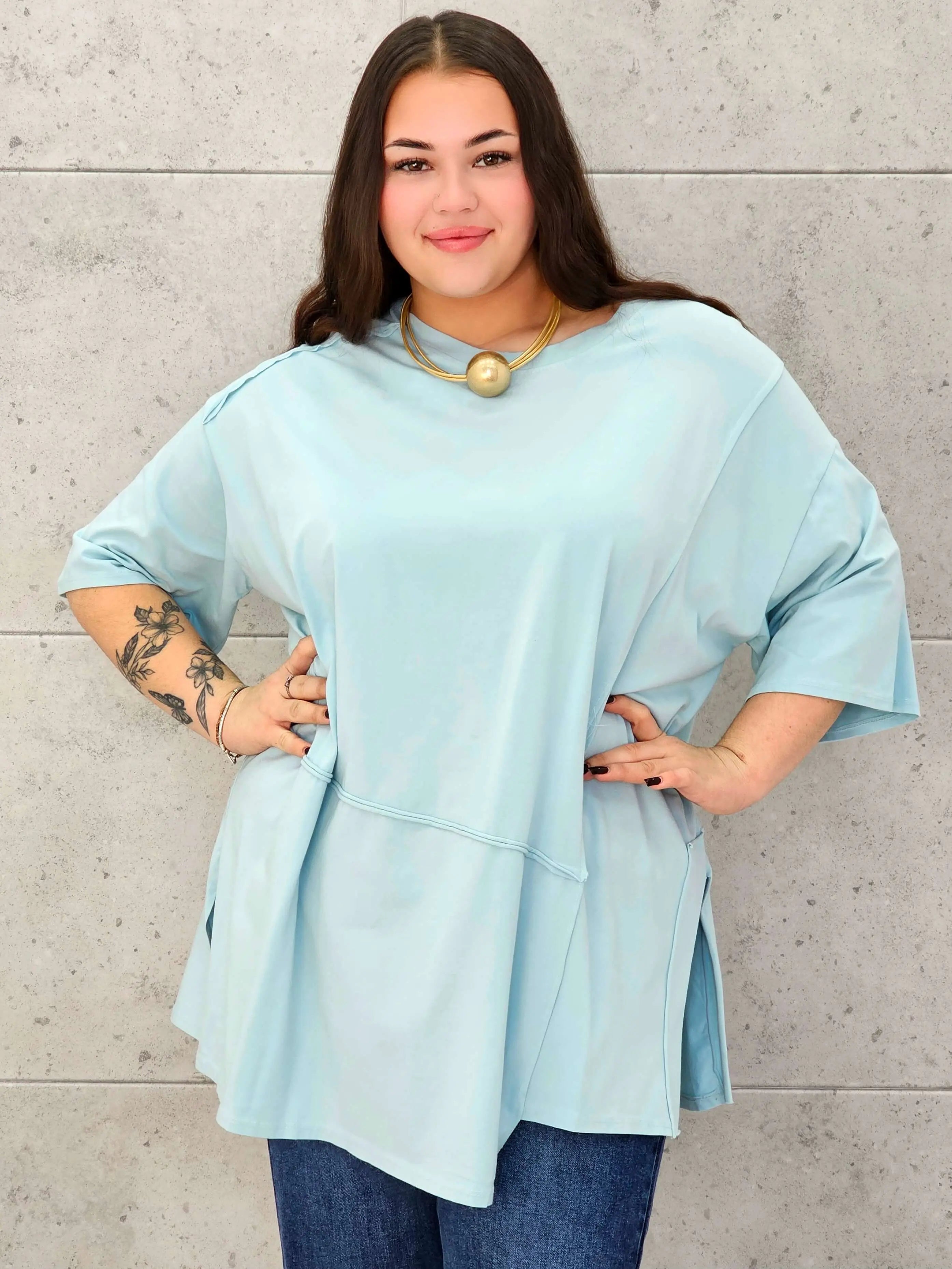 Bluzka oversize plus size StylowaXL – lekkość, wygoda i modny look - Stylowa XL
