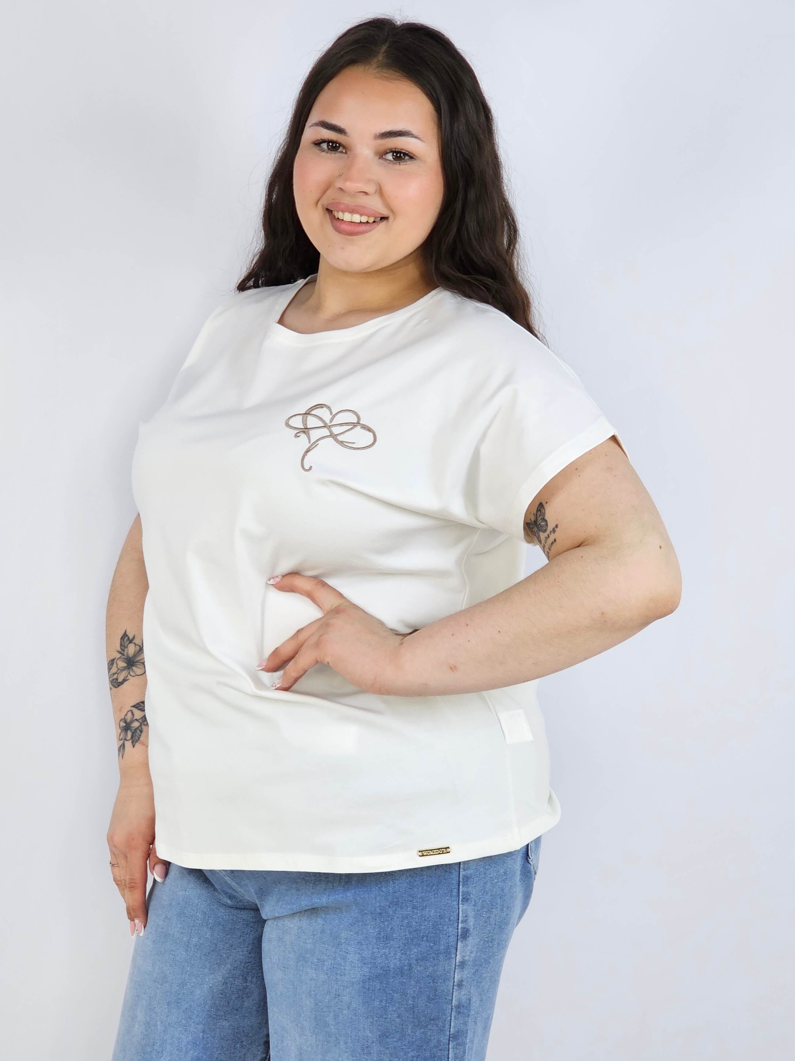 Bluzka plus size XXL basic – minimalistyczna i stylowa na co dzień Stylowa XL