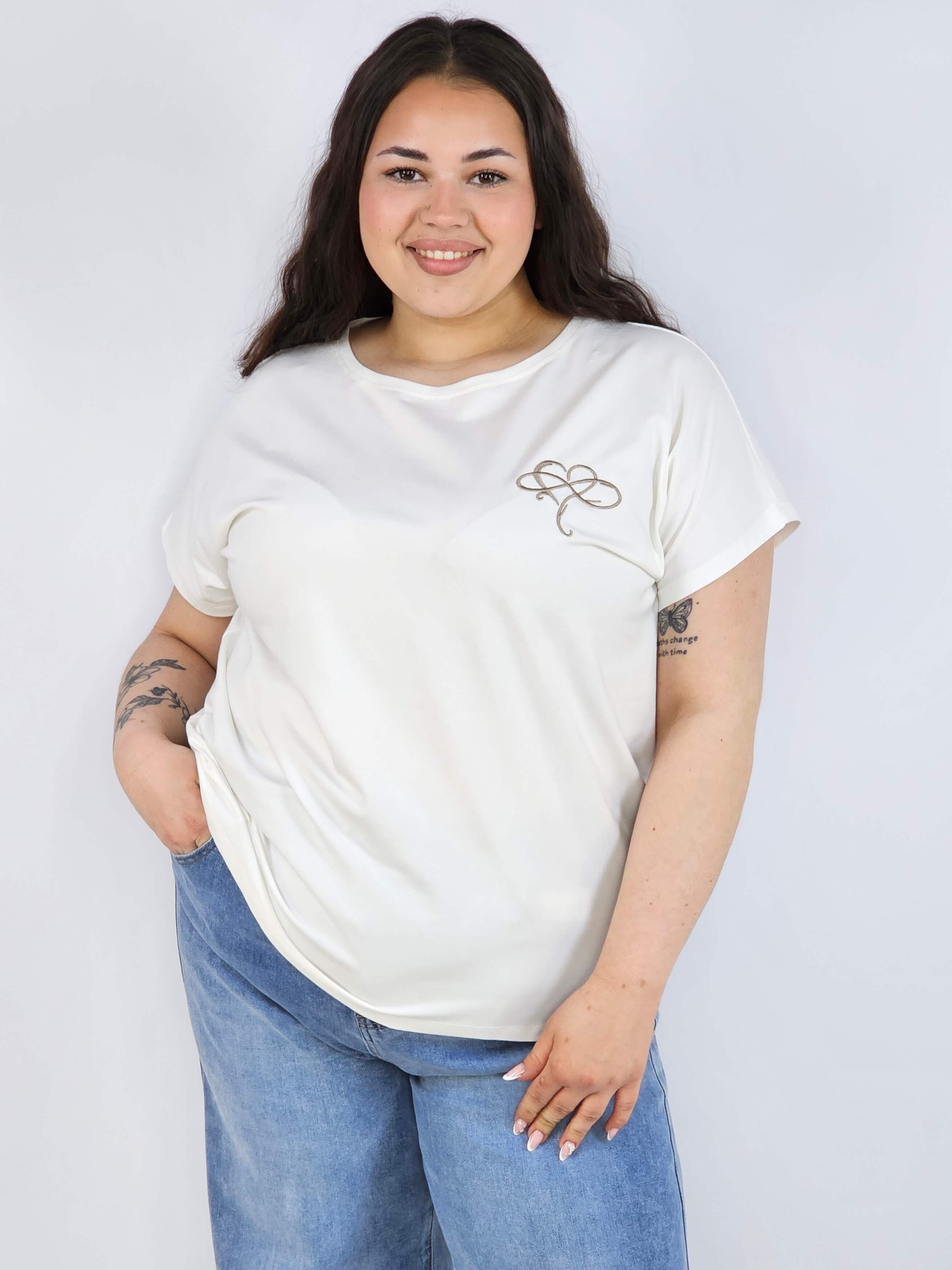 Bluzka plus size XXL basic – minimalistyczna i stylowa na co dzień Stylowa XL