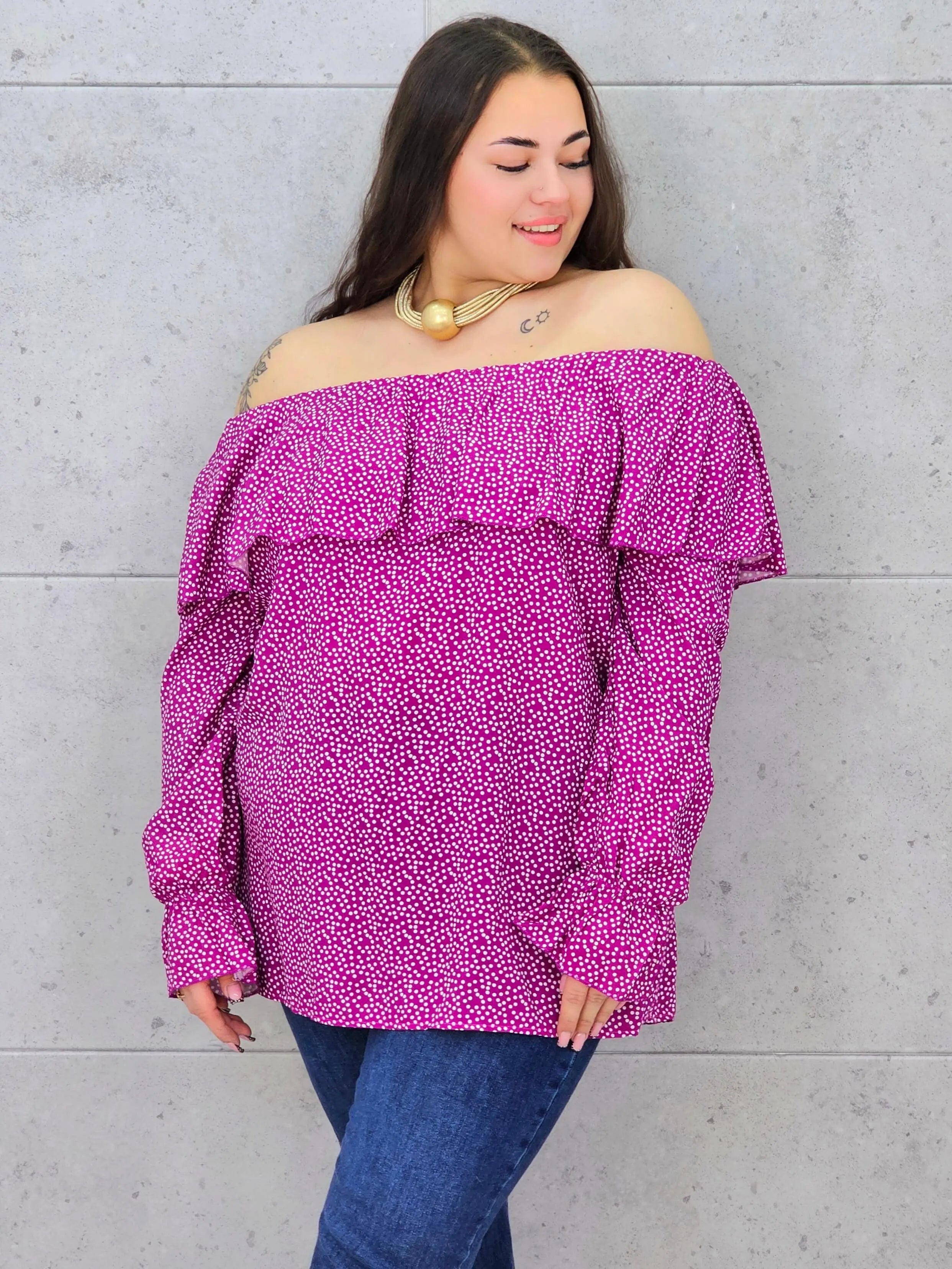 Bluzka plus size – hiszpanka o zwiewnym i kobiecym fasonie XXL Stylowa XL