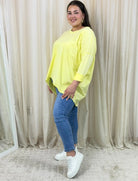 Bluzka plus size asymetryczna basic – wygodna bluzka XXL do codziennych stylizacji Stylowa XL