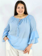 Bluzka plus size bawełniana hiszpanka lekka i przewiewna na wiosnę Stylowa XL