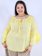 Bluzka plus size bawełniana hiszpanka lekka i przewiewna na wiosnę Stylowa XL