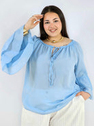 Bluzka plus size bawełniana hiszpanka lekka i przewiewna na wiosnę Stylowa XL