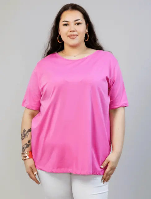 Bluzka plus size z efektownym wycięciem na plecach Stylowa XL