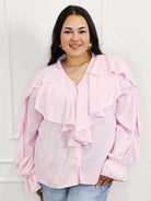 Bluzka plus size z falbanami – romantyczny szyk i wygoda w eleganckim stylu Stylowa XL