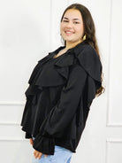 Bluzka plus size z falbanami – romantyczny szyk i wygoda w eleganckim stylu Stylowa XL