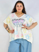 Bluzka plus size z nadrukiem HOPE – luźna bluzka XXL w kwiaty Stylowa XL
