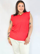 Bluzka plus size z wiskozy – lekka bluzka damska XXL z haftowanym rękawem Stylowa XL