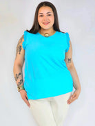 Bluzka plus size z wiskozy – lekka bluzka damska XXL z haftowanym rękawem Stylowa XL